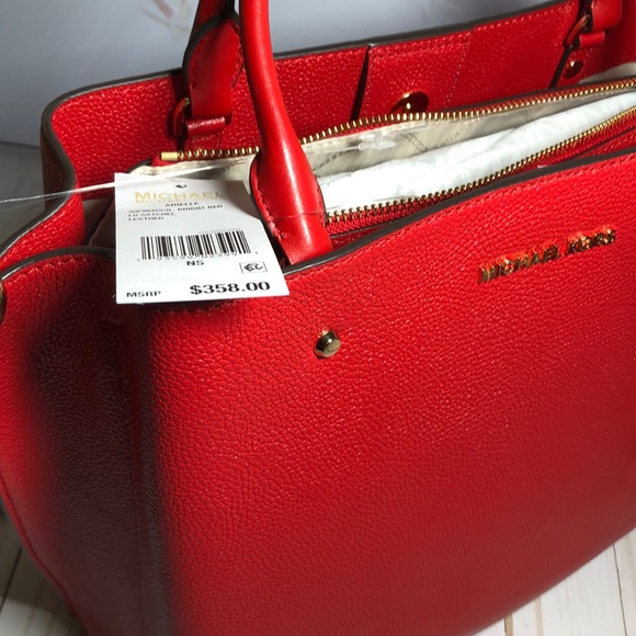 👛 MICHAEL Kors Arielle Leather Satchel - Picture 9 of 9
